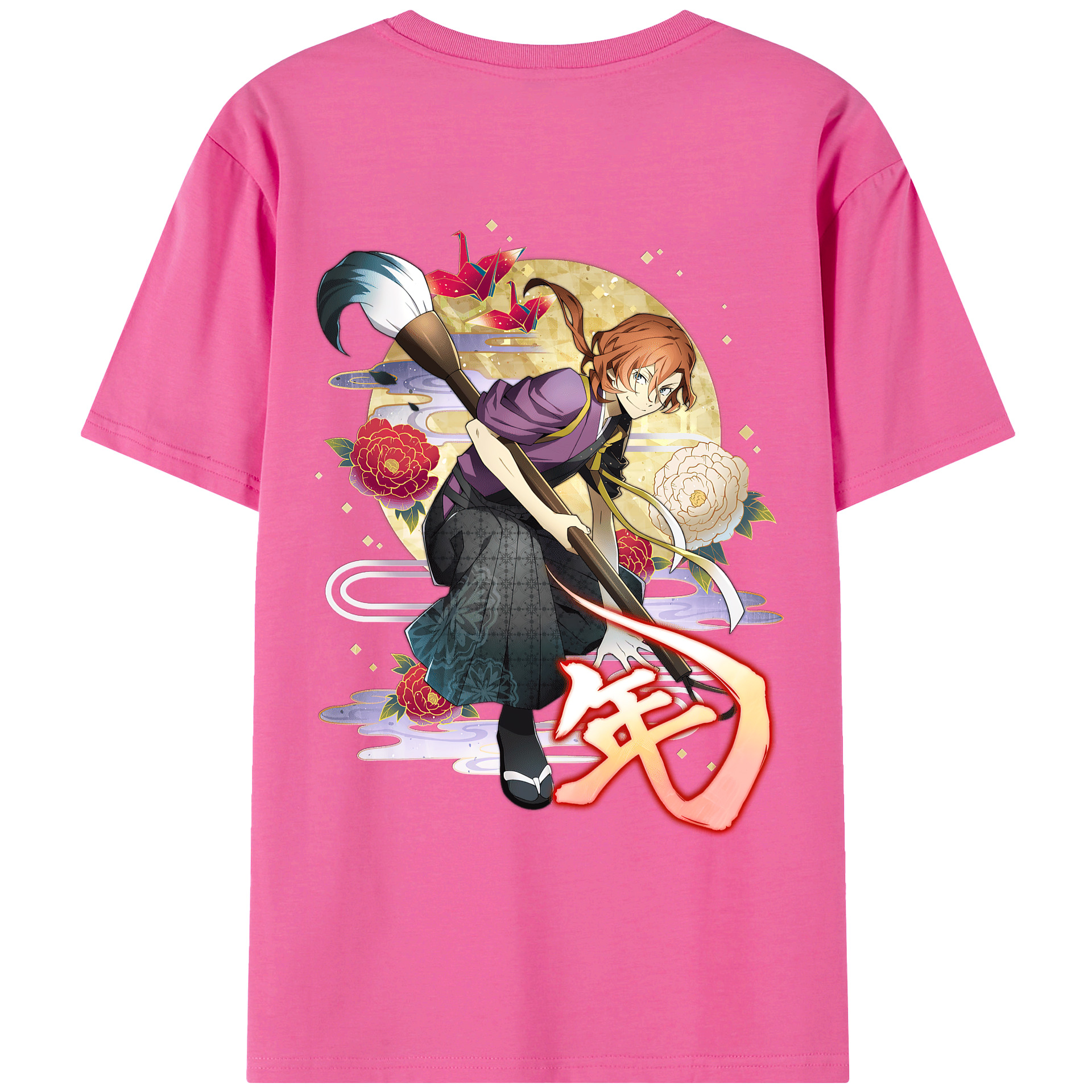 （画像用） 文豪ストレイドッグス Bungo Stray Dogs レディース半袖Tシャツ(バックプリント)